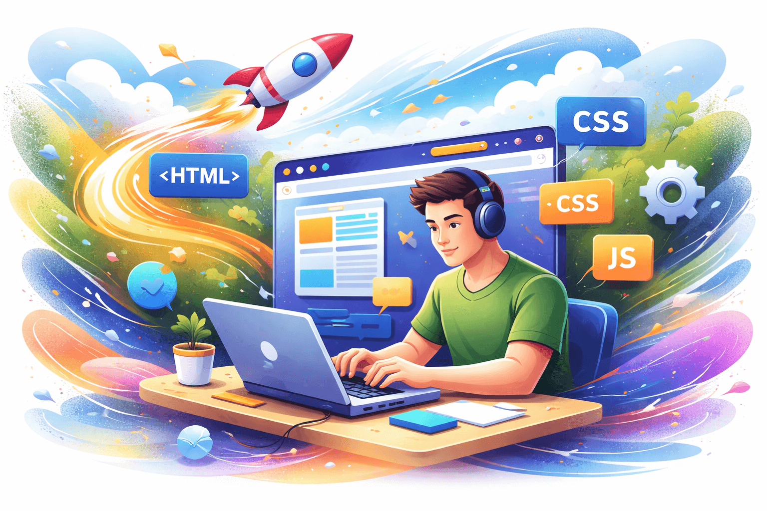 初學者的網頁開發超級課程