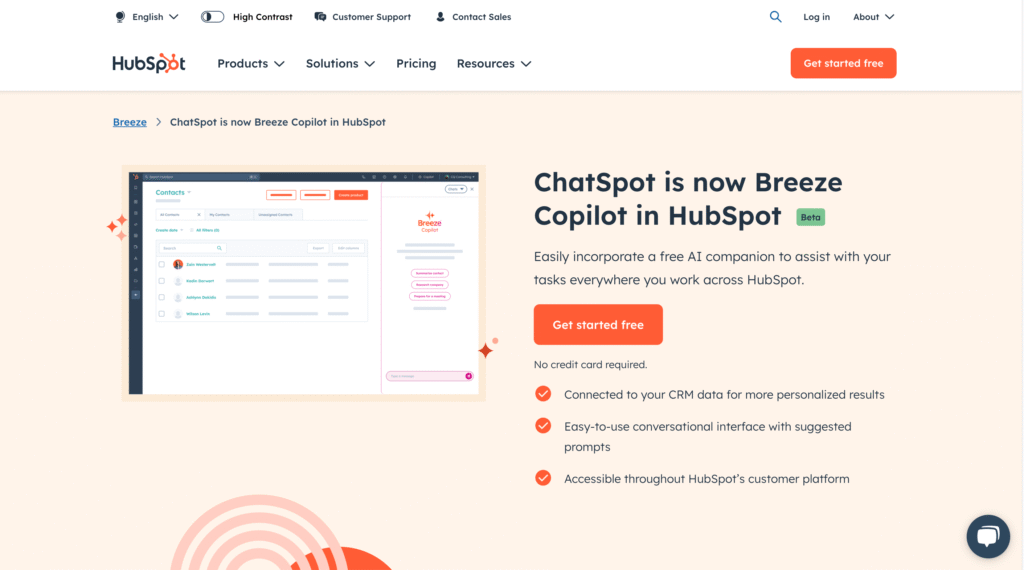 ChatSpot HubSpot
