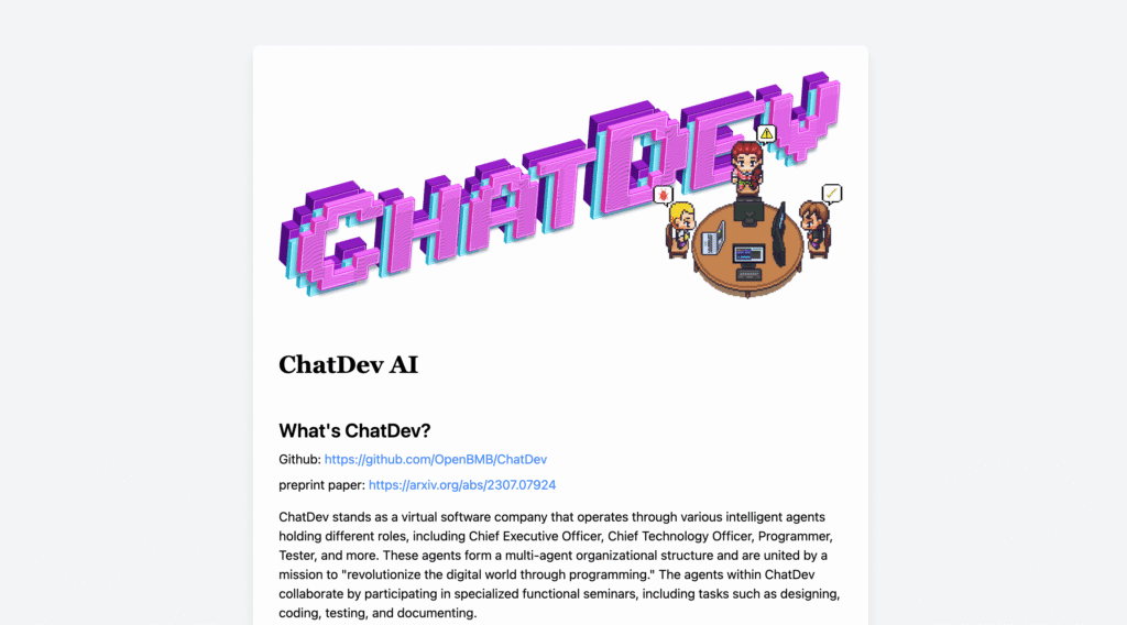 ChatDev